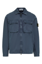 113WN Brushed Cotton Canvas 'Old' Effect Overshirt